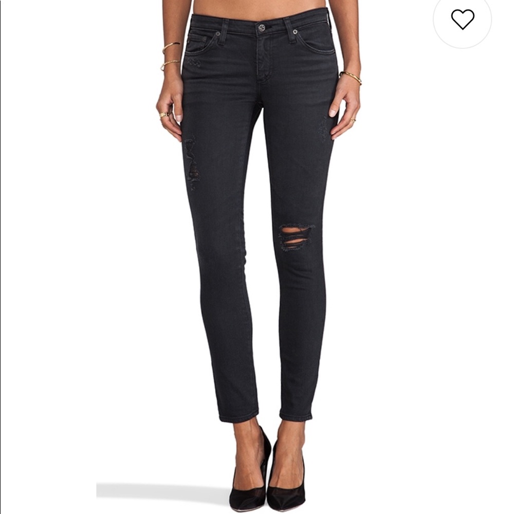 AG Legging Ankle Destroyed
